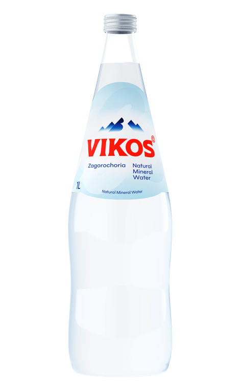 glass natural mineral water bottle 1 litre